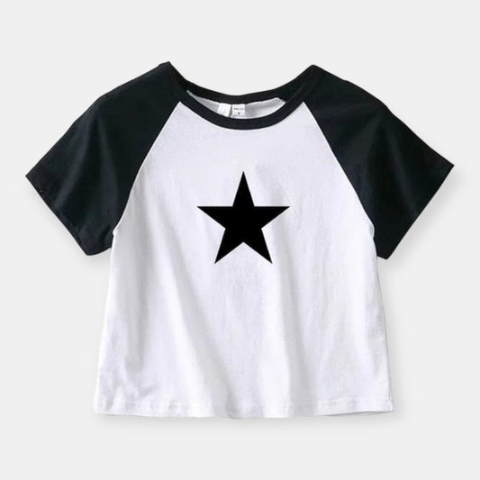 Noir Star Baby Tee