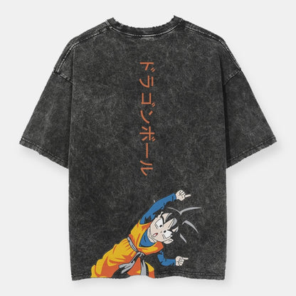 Trunks And Goten Fusion Vintage Oversize T-Shirt