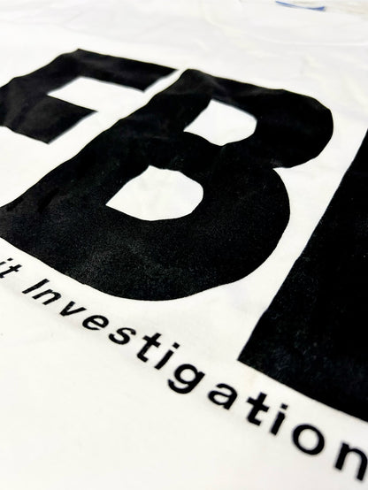 Investigation White T-Shirt