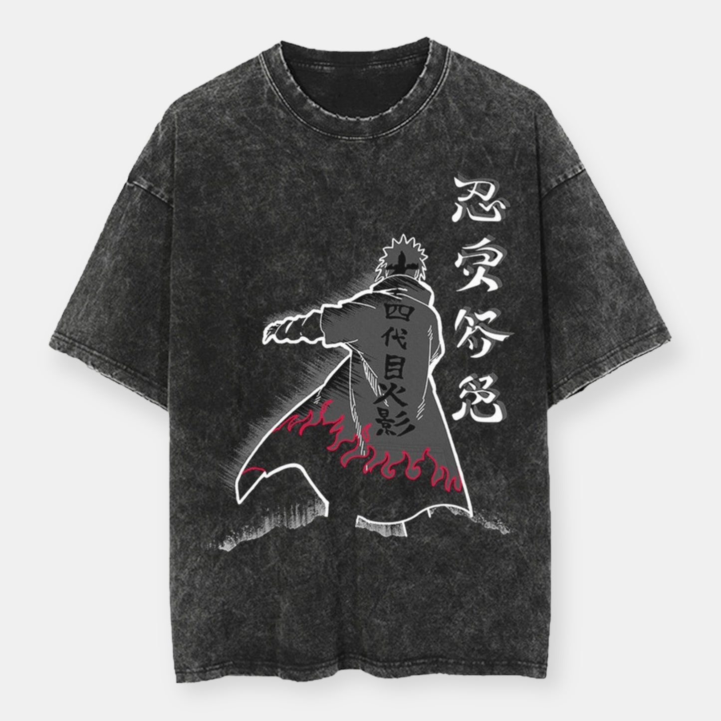 The Yelllow Flash Minato Uzumaki Vintage Oversize T-Shirt