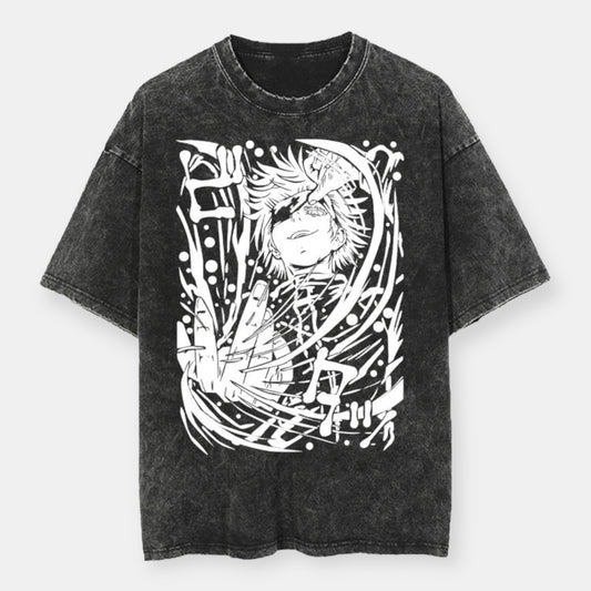 Satoru Gojo Infinity Vintage Oversize T-Shirt