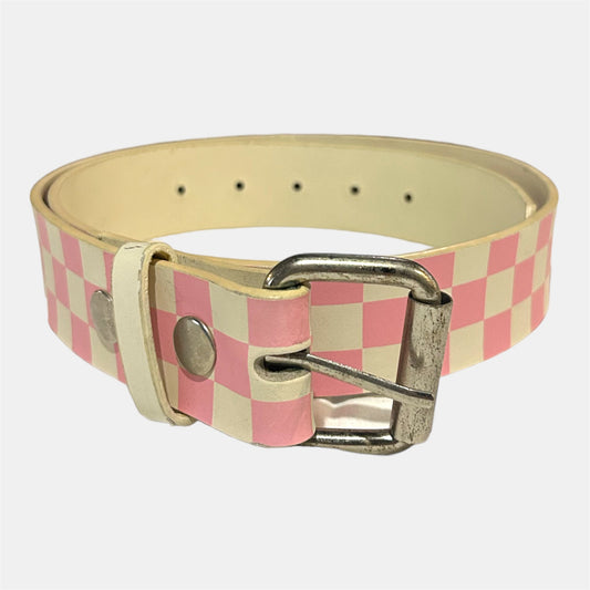 Berries and Cream Checkered Belt