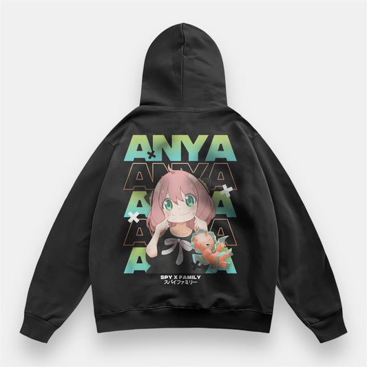 Anya Spy Kid 2 Sided Retro Hoodie