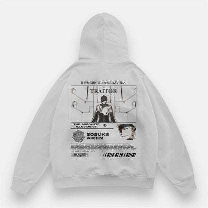 The Traitor Aizen Sosuke 2 Sided Hoodie