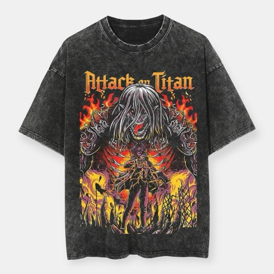 The Attack On Titan Vintage Oversize T-Shirt