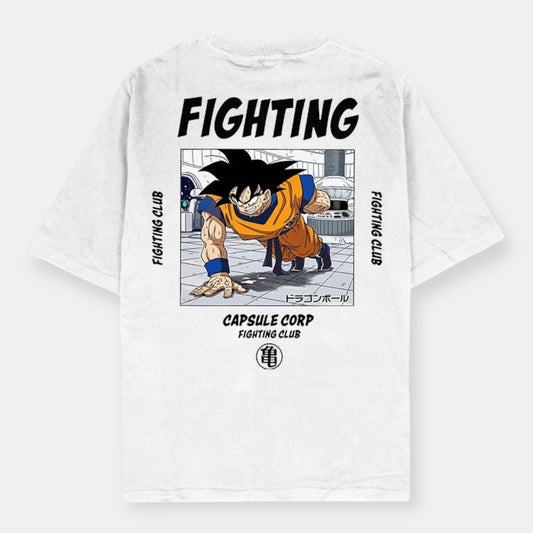 Capsule Corp Fighting Club 2 Sided Retro T-Shirt