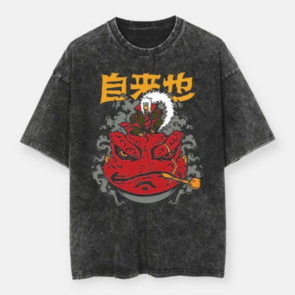 Jiraiya Sage Mode Vintage Oversize T-Shirt