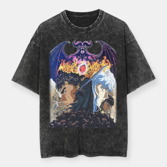 90s Eclipse Berserk Vintage Oversize T-Shirt