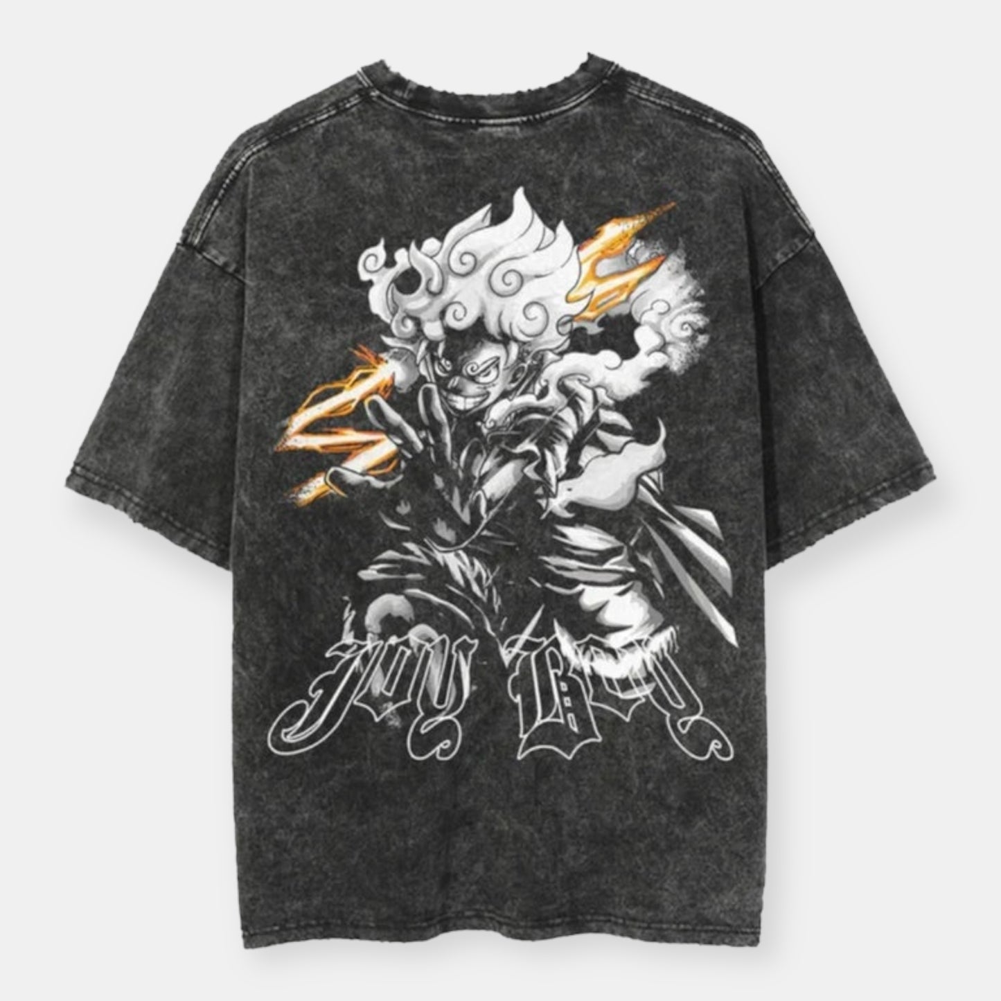 Sun God Nika Luffy 2 Sided Vintage Oversize T-Shirt