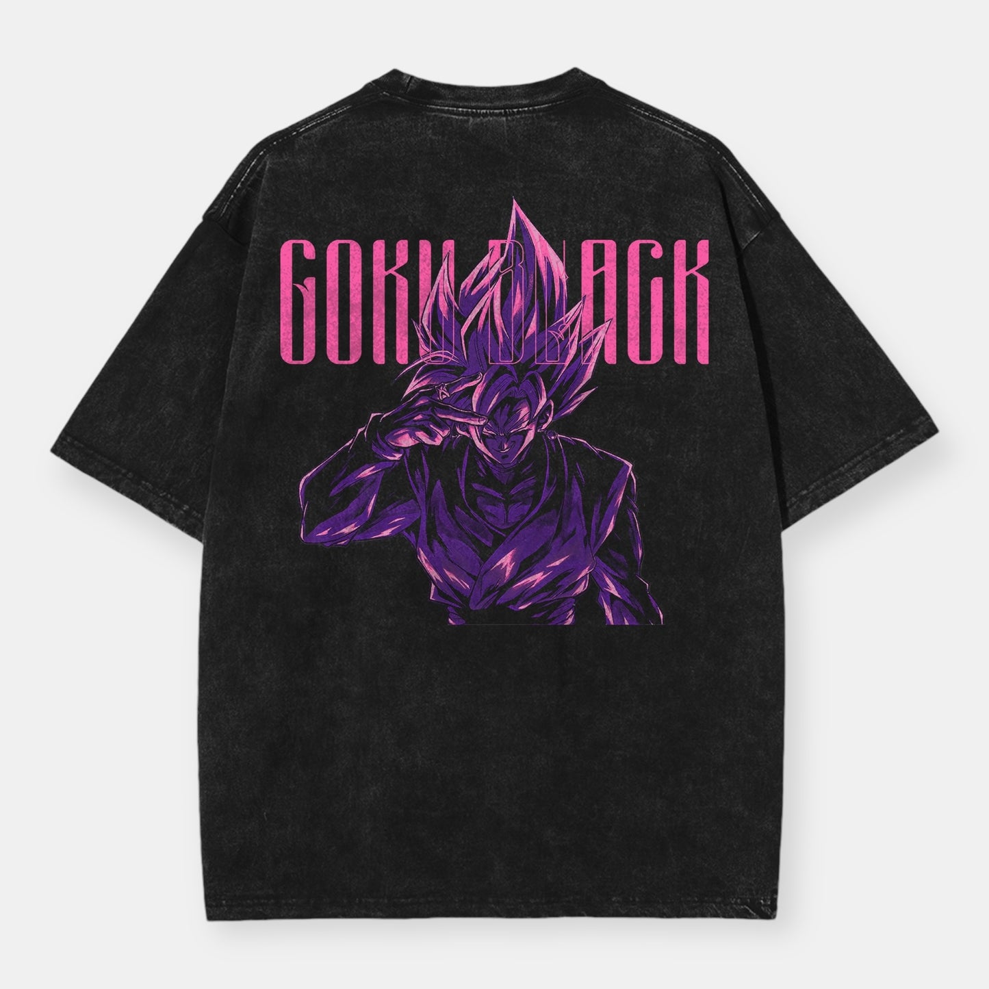 The Realm Maker Goku Black 2 Sided Vintage Oversize T-Shirt