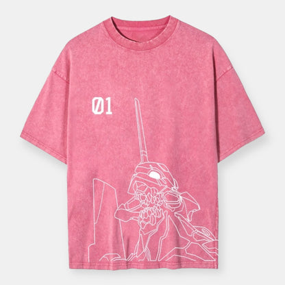 Evagelion 01 Vintage Oversize T-Shirt