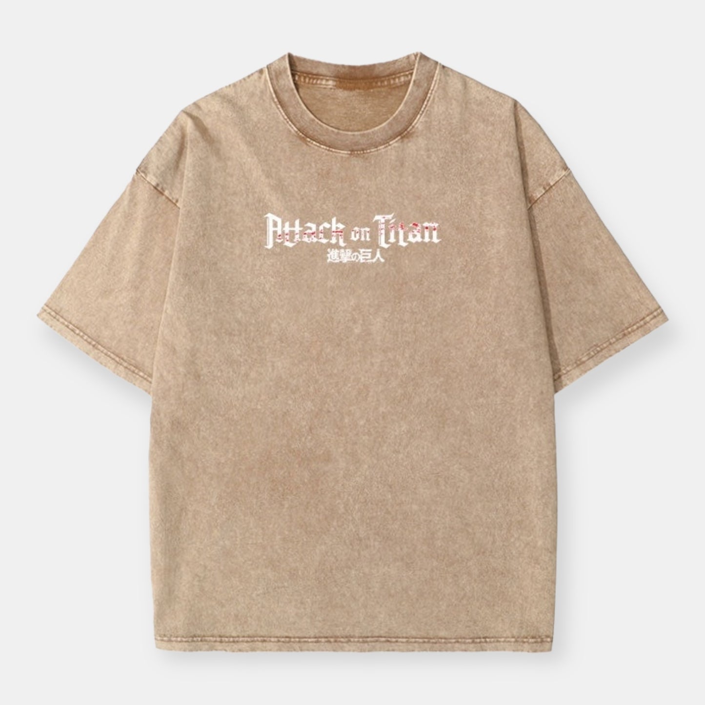 Armored Titan 2 Sided Vintage Oversize T-Shirt