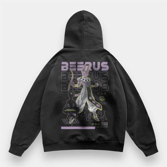 Beerus King Of Destruction 2 Sided Retro Hoodie