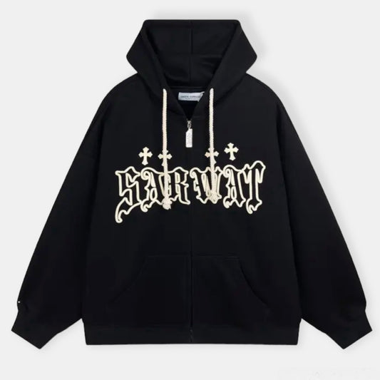 Sarwat Black Hoodie