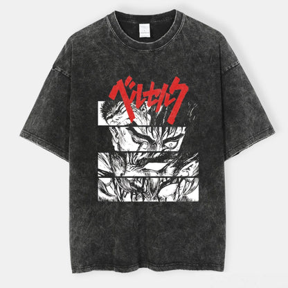 Berserk Guts Rage Vintage Oversize T-Shirt