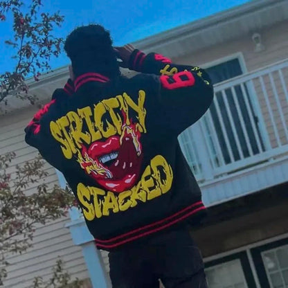 Strickly Stacked MortorSports Jacket