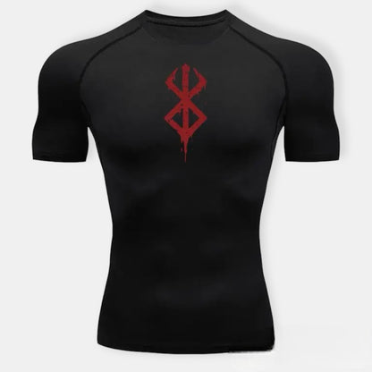 Berserk Brand Black Compression Shirt