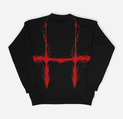 Choso Piercing Blood Knit Sweater