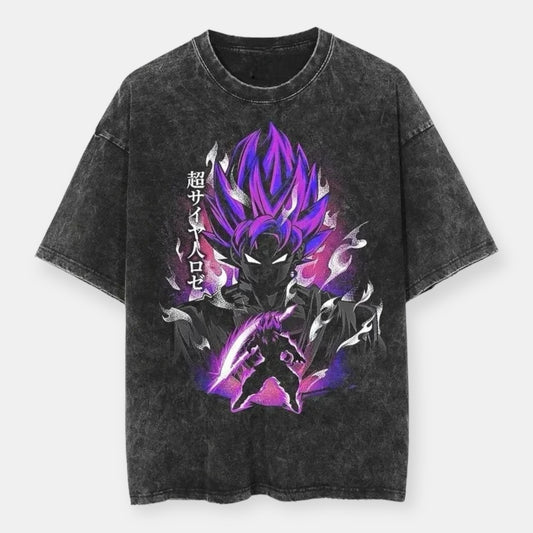 Goku Black Awakening Vintage Oversize T-Shirt