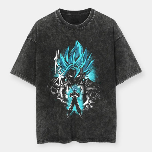 Vegito Blue Awakening Vintage Oversize T-Shirt