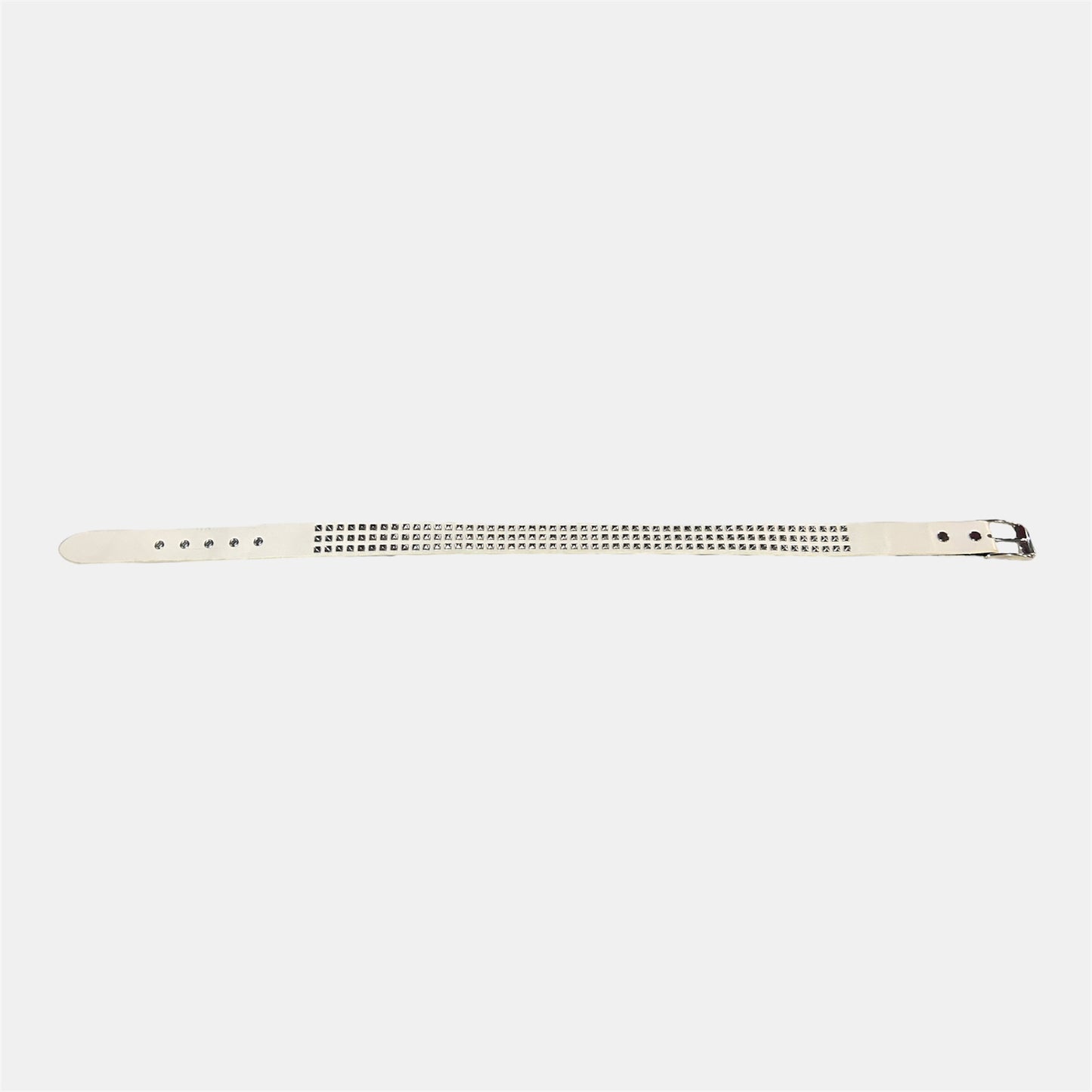 Silver Pyramid Studded Belt