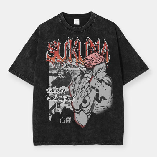 Sukuna Presence Vintage Oversize T-Shirt