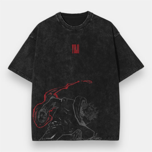 Itadori Yuji Final Stand Vintage Oversize T-Shirt