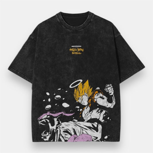 The Angel Born In Hell Gogeta New Force Vintage Oversize T-Shirt