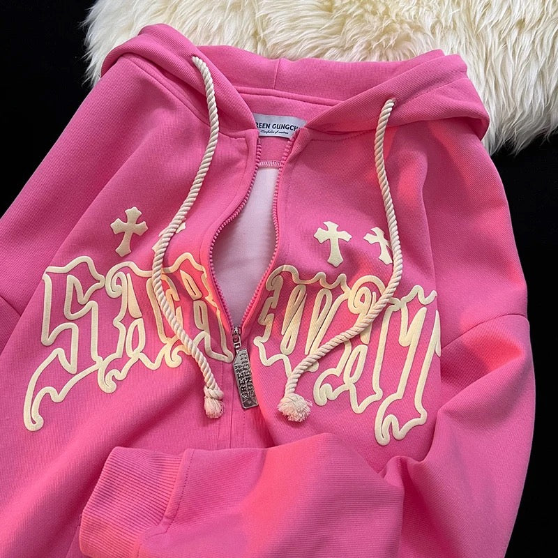 Sarwat Pink Hoodie