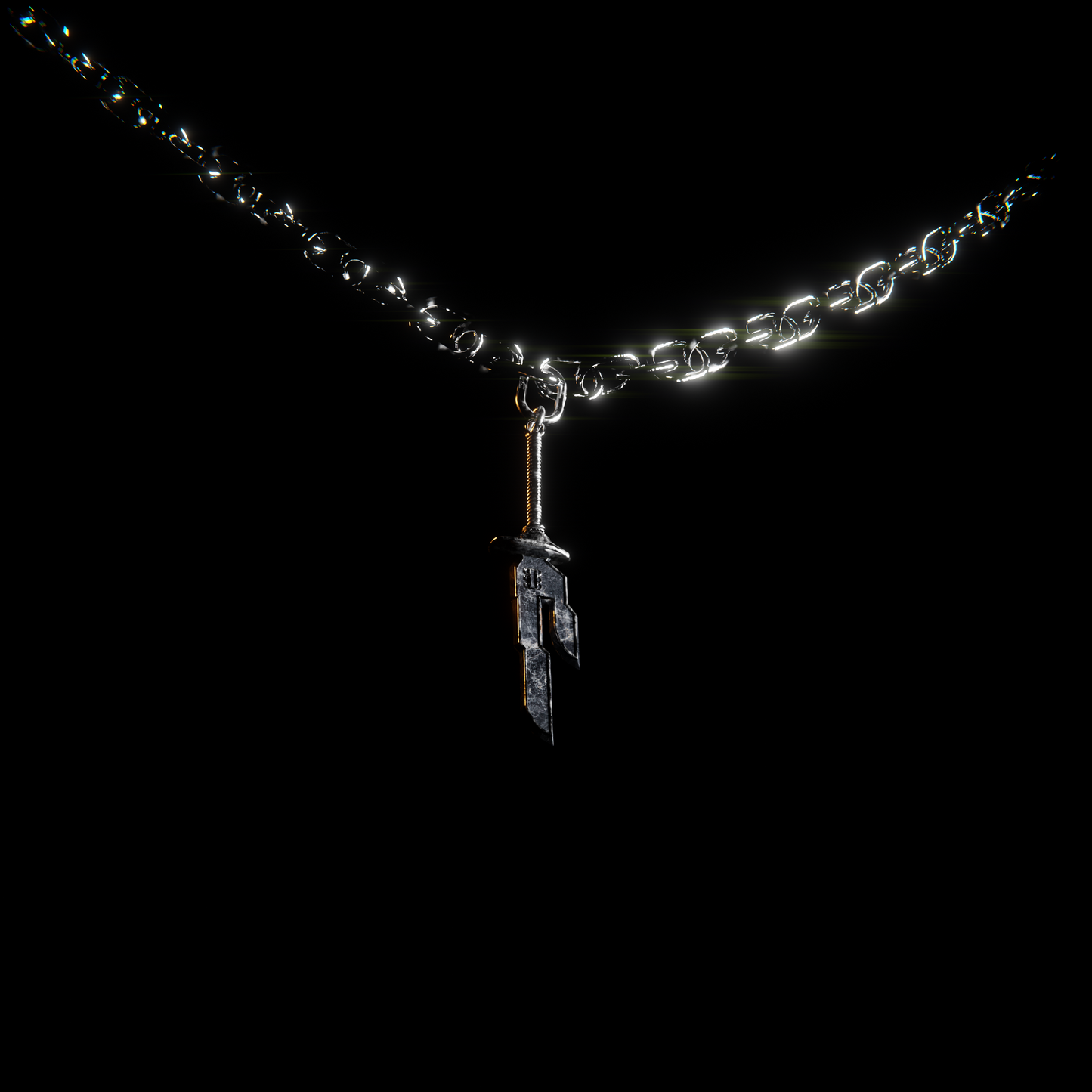 Inverted Spear Of Heaven Necklace